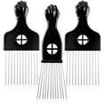 Hair Pick, Metal Pick Comb, Detangle Wig Braid Hair Styling Comb, Hair