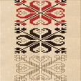 thumbnail image 1 of Ahgly Company Indoor Square Patterned NavajoWhite Gold Area Rugs, 6' Square, 1 of 6