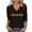 Y330-Black, variant on Ichuanyi Women's Fall V-Neck T-Shirts Halloween Thanksgiving Graphic Tees Shirts Cute Casual Tops 3/4 Sleeve Blouses Top