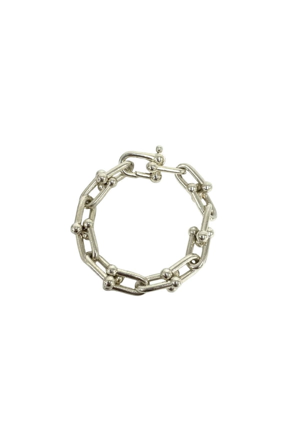 Pre-Owned TIFFANY&Co. Tiffany HardWear Large Link Bracelet, Sterling Silver 925, Accessory,...