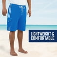 thumbnail image 2 of North 15 Men's Board Beach Swim Trunks Shorts with Cargo Pockets-5104-Ryl-5XL, 2 of 7