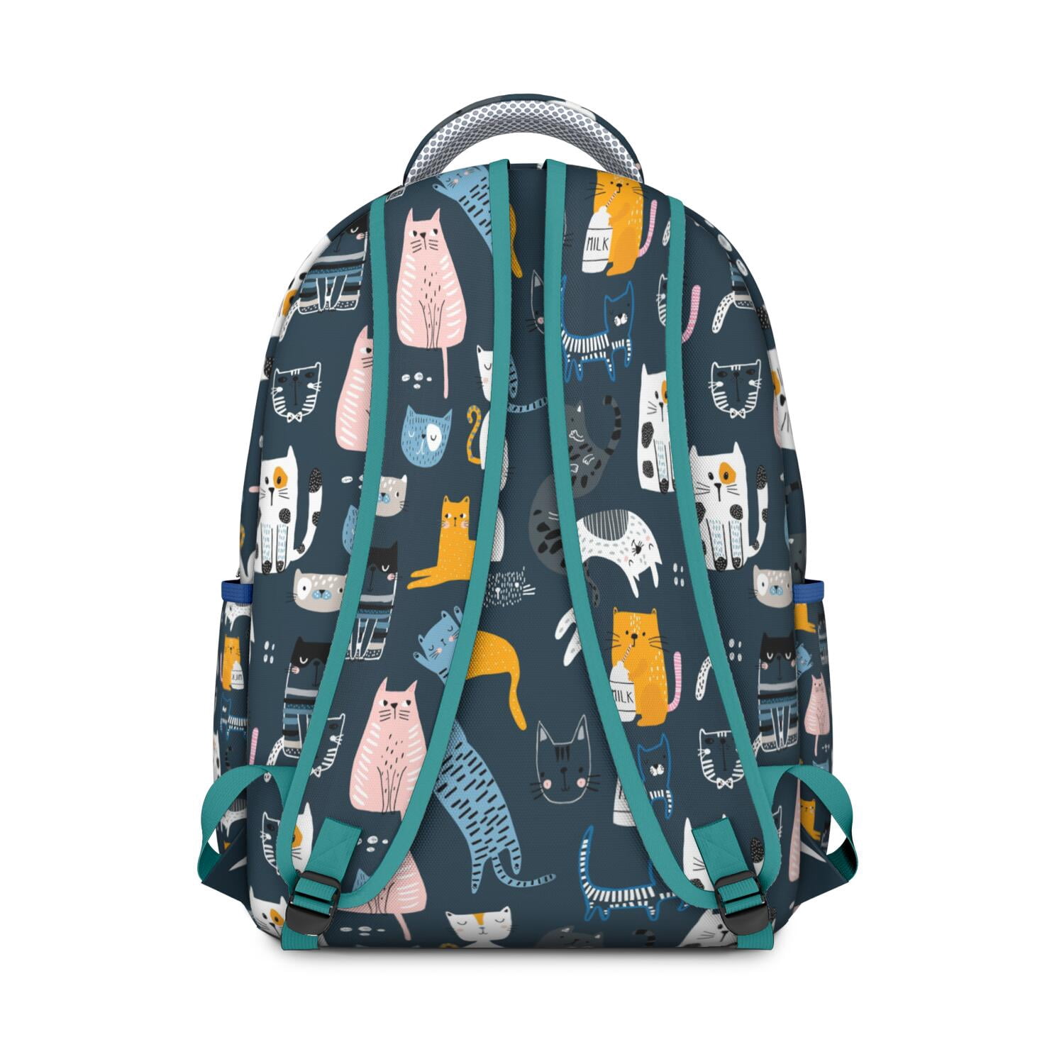 Adorable Cat-Themed Waterproof Backpack - Stylish School Bag for Pet Lovers, Lightweight & Durable with Spinal Support