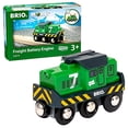 thumbnail image 2 of BRIO World 33214 - Moteur à Pile de Fret - Ensemble de Train Jouet en Bois 1 Pce pour Enfants de 3 Ans et Plus, Vert, 2 of 5