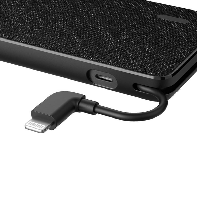 Anker PowerCore+ 10000mAh Portable Charger with Built-in Lightning Cable