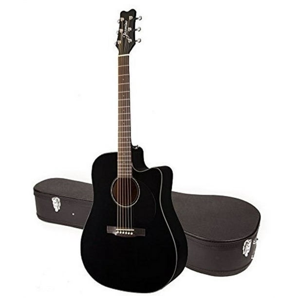 Takamine Jasmine Black Dreadnought AcousticElectric Guitar Walmart