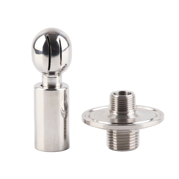 Microbola de pulverización rotatoria de 1,5" TC x 1/2" MNPT para limpieza de tanques CIP, equipo de elaboración de cerveza
