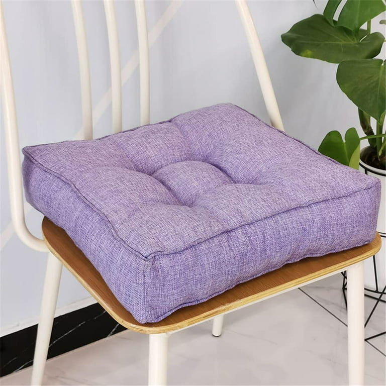 Square Thick Floor Seating Cushions,Solid Thick Tufted Cushion Meditation Pillow for Sitting on Floor,Tatami Pad for Guests or Kids Reading,Yoga