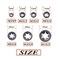 thumbnail image 3 of Maytalsory Permanent And Efficient Assembly With Push-on Locking Washers Non-ferrous Metals Round Shaft Push On Type Fastener 1Set, 3 of 6