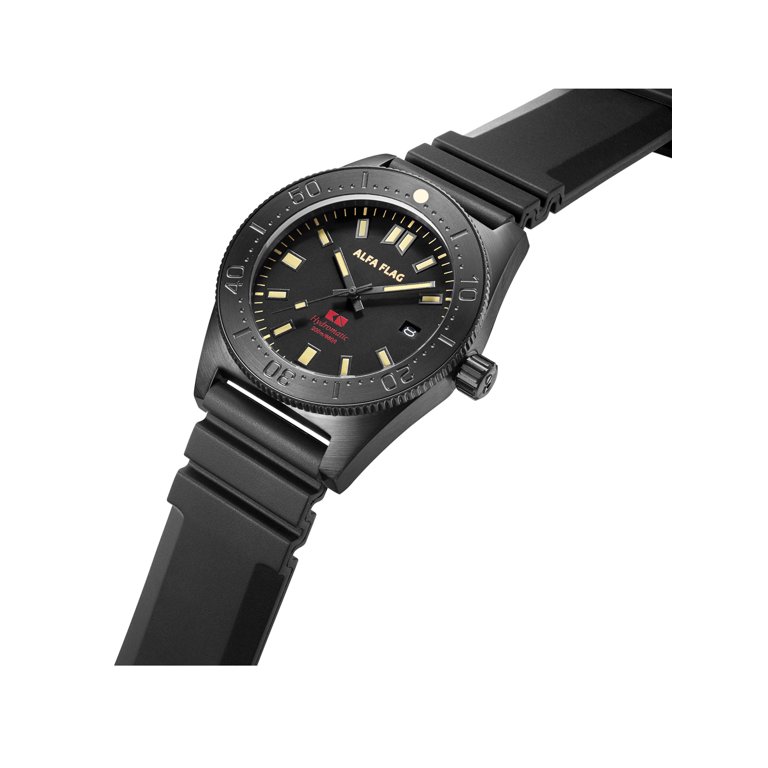 ALFA FLAG Hydromatic 200m/660ft Diver Watch Professional Automatic