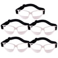 thumbnail image 2 of Paquete de 5 gafas de seguridad kusrkot para entrenamiento de baloncesto Especificaciones de regate de baloncesto Blanco, 2 of 7