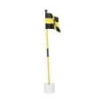 thumbnail image 3 of Bandera y copa de Agujero shamjiam para Práctica de golf Portátil amarillo negro, 3 of 8