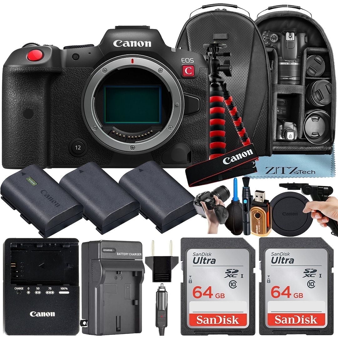 Canon EOS R5C Mirrorless Digital Cinema Camera Body, 4K120, HDMI