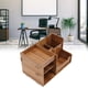 thumbnail image 5 of Tabletop Storage Box, Multi Functional Wooden Desk Organize Shelf Enough Space Exquisite DIY Assembly  For Pens For Office For School ANGGREK Office Organize Shelf, 5 of 8