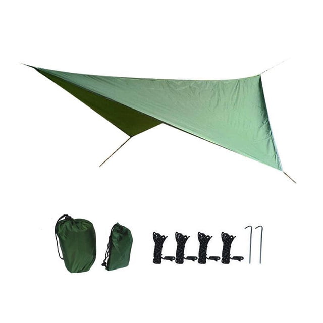 Bâche Imperméable Tente Camping Extérieur Résistant aux UV Pare-Soleil Auvent de Jardin Bâche