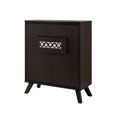 thumbnail image 1 of Benjara BM243388 Buffet avec Tiroir avant Design en Treillis et Multiples Cubbies&44; Brun Foncé, 1 of 1
