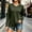 Army Green, variant on Gamivast Half Zip Pullover for Women Oversized Sweatshirt Drop Shoulder Long Sleeve Tops Casual Soft Hoodies for Fall Winter Lounge Streetwear Black S