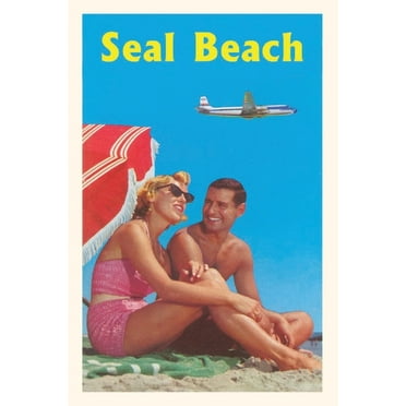 Pocket Sized - Found Image Press Journals: Vintage Journal Couple at Seal Beach (Paperback)