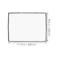 thumbnail image 2 of TABLZONE Clear Plastic Sheet 防尘防 布 Transparent 1Pcs Thickened Design for Garden Furniture Cars, 2 of 8
