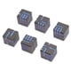 thumbnail image 1 of Dados Del Juego De Mesa, 6pcs Metal Dados De aleación De Zinc Plano Con Relleno De Espuma Para RPG, 1 of 7