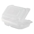 thumbnail image 6 of Karat 9'' x 6" PP Plastic Hinged Container, 2 compartment - 250 ct, 6 of 9