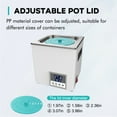 thumbnail image 2 of LABFISH Lab Digital Water Bath 3L Capacity Thermostatic Heater Laboratory Heating Devices Stainless Steel Liner with Selectable Openings for Experiment 1 Opening, 2 of 6
