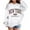 White, variant on Girls Casual Hoodies 2026 Long Sleeve New York Brooklyn Graphic Hooded Sweatshirt with Pockets Kids Pullover Tops