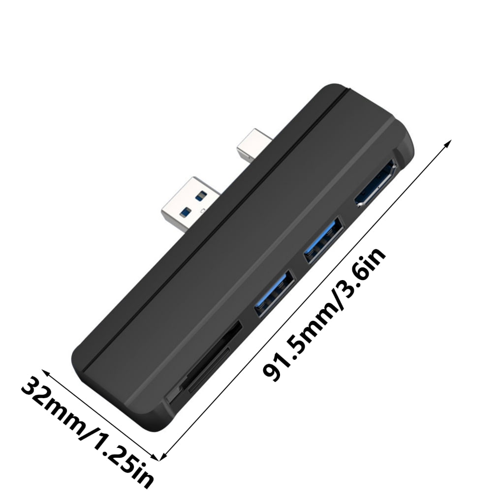 Multiports Docking Stations USB Hubs Adapter for Pro4 5 6 with 4K@30Hz and Fast Speed USB3.0 Port