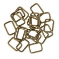 thumbnail image 1 of 20 piezas de hebilla cuadrada de metal para bolso, correa de conector, accesorios para mochilas, hebilla 20x12x2.8mm Bronce, 1 of 9