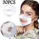 thumbnail image 3 of Máscara facial desechable Afortunado con ventana transparente para enseñanza azul, 3 of 4