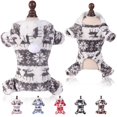 thumbnail image 1 of Mono de Navidad para perros de invierno, ropa cálida de felpa para mascotas, pijamas para perros pequeños y medianos, monos para gatos, monos para cachorros y Chihuahua de York, 1 of 5