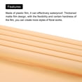 thumbnail image 4 of Unique Bargains Double Sided Color Flower Wrapping Paper Melon+Cool Brown 22.8'x22.8' Waterproof 10 Pack, 4 of 5