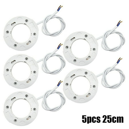 

5pcs GX53 Base Fitting for GX53 Lamps Fly Leads for LED and CFL GX53 Light Bulbs