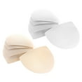 thumbnail image 4 of WHAMVOX 6 Pairs Breathable Sponge Pads for Bra Inserts White Round Cordless, 4 of 8