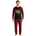 thumbnail image 4 of Lvotionpl 2026 Family Matching Christmas Pajamas Set, Christmas PJs for Men Women s, Long Sleeve Tops and Pants, Holiday Family Sleepwear, Xmas Pajama Sets, 4 of 5
