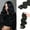 Natural Black, variant on Sew in Hair Extensions Real Human Hair, 110g 18 inch 1B Natural Black Body Wave Bundles Remy Human Hair Weave Extensions Double Weft
