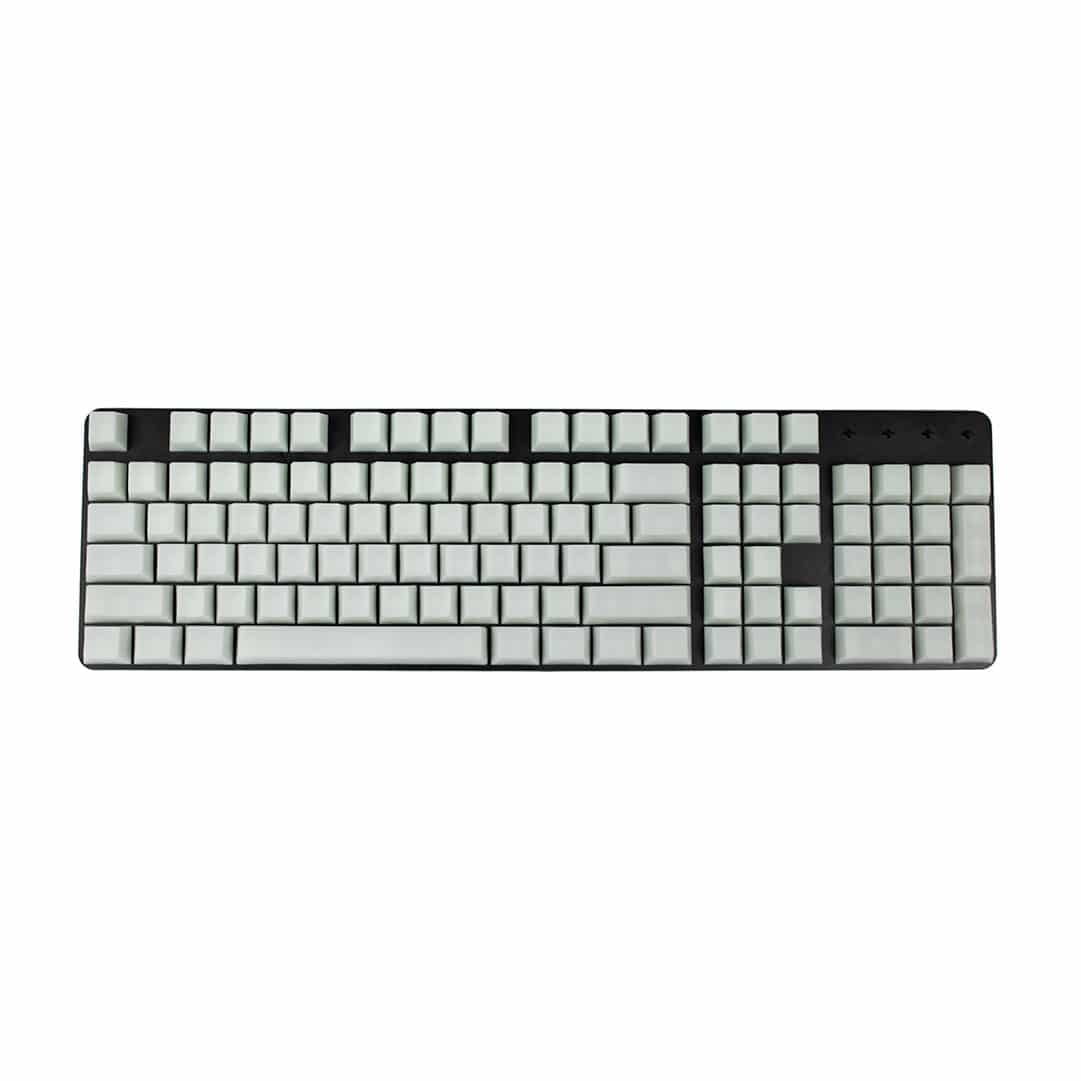 POM Jelly White Keycaps (108 keycap set) | With Side Legends