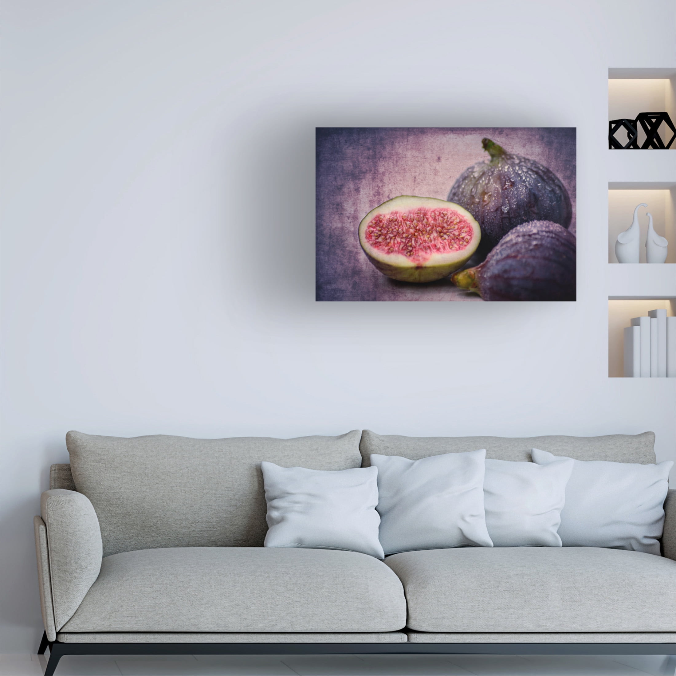 Canvas Wall Art - Hannes Cmarits 'Figs' Wall Art for Living Room, Bedroom, or Office D?cor by Trademark Fine Art - 24 x 16 Inches