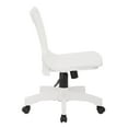 thumbnail image 3 of OSP Home Furnishings Deluxe Wood Bankers Office Chair in White, 3 of 9