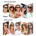 thumbnail image 3 of Gafas de sol SOJOS Retro Round Polarized SJ2069 para mujer/hombre, 3 of 5