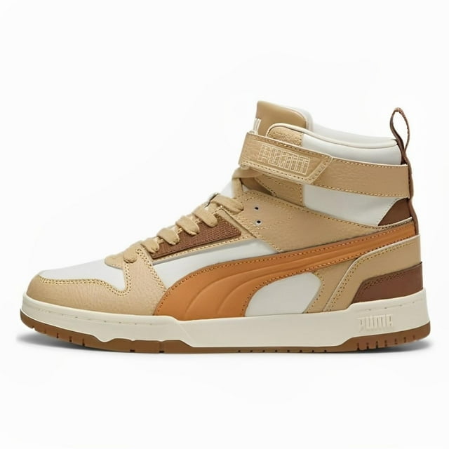 Tenis Puma RBD Game LTHR Para Hombre 397470-01 marron claro 27.5