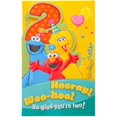 thumbnail image 1 of American Greetings Sesame Street 2nd Birthday Greeting Card with Glitter, 1 of 5
