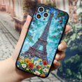 thumbnail image 1 of Funda con relieve 3D para iPhone SE 2020 XR X 7 8 6 Plus 6s, funda de silicona suave con pintura al óleo para iPhone 13 11 12 14 Pro XS Max, Capa de TPU Tan Jianjun unisex, 1 of 2