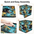 thumbnail image 4 of Platypus Foldable Storage Cubes with Handle 10.8"x10.5"x10.6" - Large Capacity Storage Containers, Storage Bins, Toy Box, 4 of 6