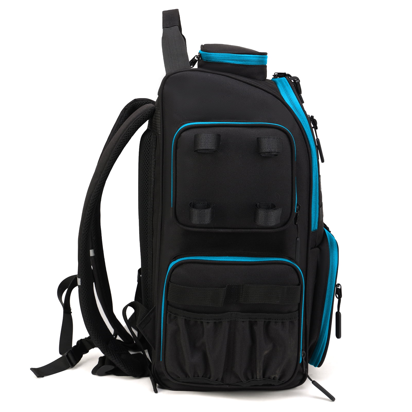 Tackle Lixada Fishing Backpack Waterproof Fishing Tackle Storage Bag With 4 Trays And Rain Cover