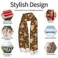 thumbnail image 6 of Shawl Wraps for Women - Autumn With Pumpkin Harvest Oversized Fall Winter Fashion Blanket Scarf for Women, 6 of 6