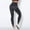 Dark Gray, variant on successthop Yoga Leggings for Women High Waisted Solid Color Patchwork Hollow Out Stretchy Workout Yoga Pants High Waisted Butt Lifting Leggings Tights Casual Slim Sports Trousers Black L