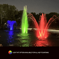 thumbnail image 5 of Floating Fountain, 1 HP, 100' Cord, 15,000 GPH, 13 Patterns, Color LED Lights, 5 of 6