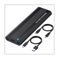 thumbnail image 1 of M2 SSD Case NVME SATA Dual Protocol M.2 to USB Type C 3.1 SSD Adapter for NVME PCIE NGFF SATA SSD Disk Box M.2 SSD Case, 1 of 7