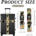 thumbnail image 2 of 2Pcs Luggage Straps Suitcase Belt TSA Approved Travel Belt Polyester Black Cat Luggage Connector Straps with Quick-Release Buckle Adjustable Suilcase Straps for Bag Accessory 2x35.4Inch Mixed Color, 2 of 9