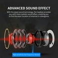 thumbnail image 2 of 7.1 Sound Effect Stereo Headphone Comfortable LED Headset With Mic For PC Laptop Videogames No.1, 2 of 8